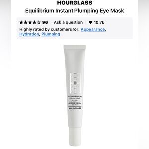 ⌛️Hourglass Equilibrium Instant Plumping Eye Mask- NIB for Men or Women